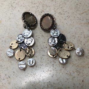 Chico's Drop Coin Earring